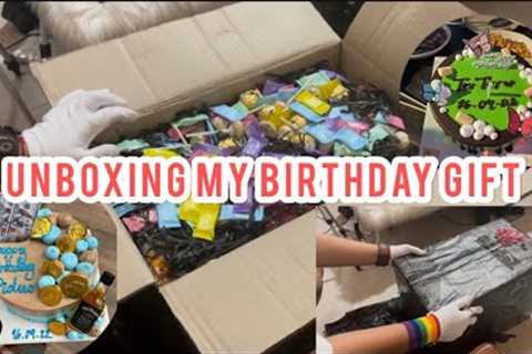Unboxing my Birthday gift🎊🎁🎁Happy birthday to me❤️🥹🥹