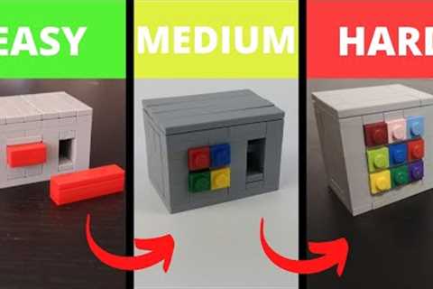 How to make 3 mini Lego Safes!!