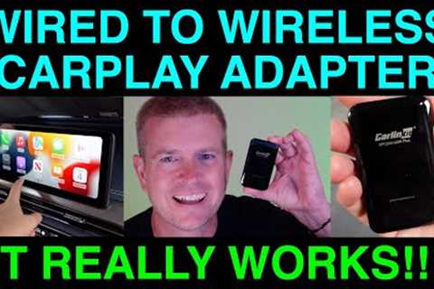 Wired to Wireless Carplay Adapter That Works CarlinKit 3.0 Demo &amp; Review