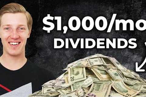$1000 per month from DIVIDEND stocks? (Passive income from investing)