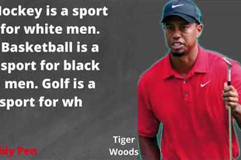 Eldrick Tont Tiger Woods best shots with Quotes of 10 inspirational powerful &amp; famous..