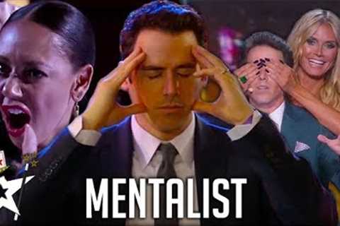 REAL Mind-Reader! Oz Pearlman The Mentalist on America's Got Talent | Magicians Got Talent