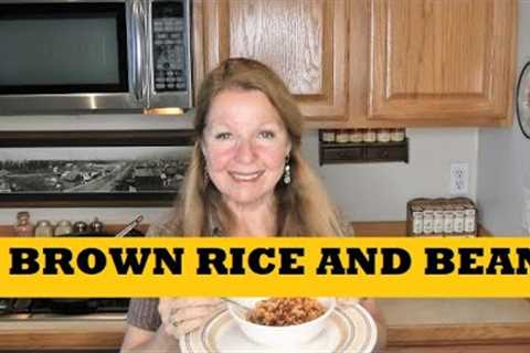 Brown Rice And Beans Prepper Pantry Food Stockpile Recipe Struggle Meal