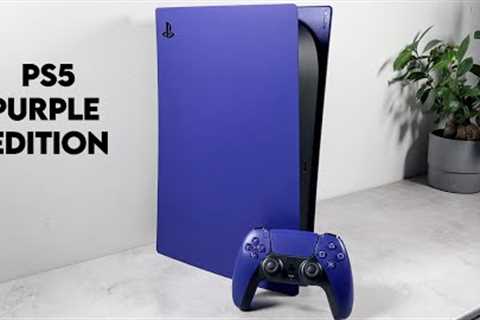 Customising My PS5: The PlayStation 5 Purple Edition!