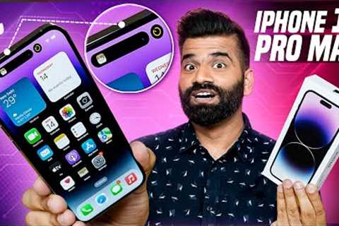 iPhone 14 Pro Max Unboxing &amp; First Look - The Dynamic Island Magic🔥🔥🔥