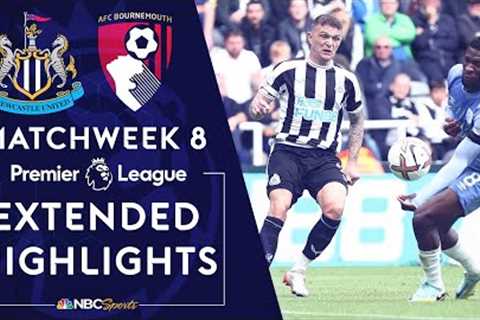 Newcastle United v. Bournemouth | PREMIER LEAGUE HIGHLIGHTS | 9/17/2022 | NBC Sports