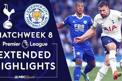 Tottenham Hotspur v. Leicester City | PREMIER LEAGUE HIGHLIGHTS | 9/17/2022 | NBC Sports