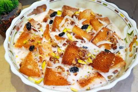 Quick Bread Dessert Recipe | Indian Sweets Recipe | kitchen foodies