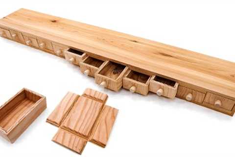 Easiest way to Make Small Drawers - Woodworking