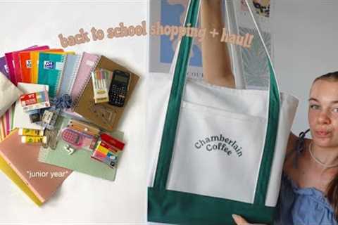 BACK TO SCHOOL SUPPLIES SHOPPING + HAUL 2022 *junior year*