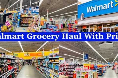 Grocery Shopping Haul At Walmart Canada 🇨🇦 Shop With Me !