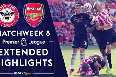 Brentford v. Arsenal | PREMIER LEAGUE HIGHLIGHTS | 9/18/2022 | NBC Sports