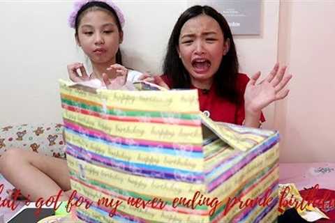 NEVER ENDING BIRTHDAY PRANK TO ALEXA | PART 3 REGALO | Aurea &amp; Alexa