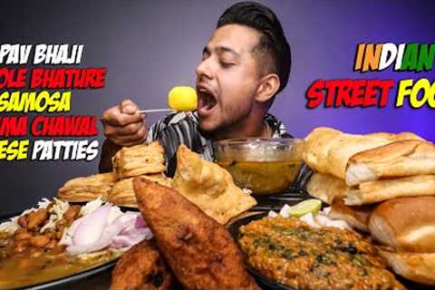 The Best North Indian Street Food Mukbang? | Street Food Mukbang| Praveen Salal