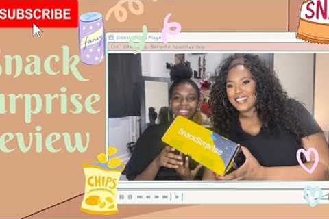 Snack Surprise Subscription Box Review With My Daughter - Original Box
