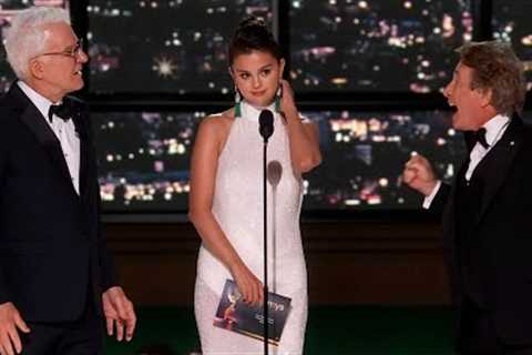 Selena Gomez Delivers Hilarious Joke at Emmy Awards 2022 With Steve Martin &amp; Martin Short!