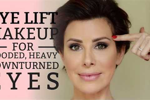 HOODED EYES MAKEUP TUTORIAL |  Eyeshadow Tips for Downturned Eyes | Dominique Sachse