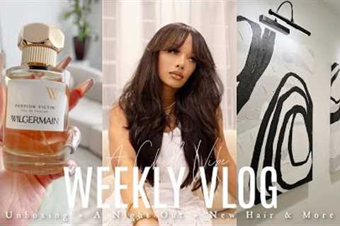 WEEKLY VLOG | All White Party + New Clip Ins + Home Decor + PR Unboxing &amp; More
