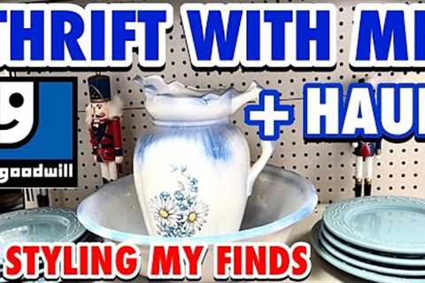 I spy? Goodwill THRIFT WITH ME &amp; THRIFT HAUL * home decor thrift shopping and styling my finds!