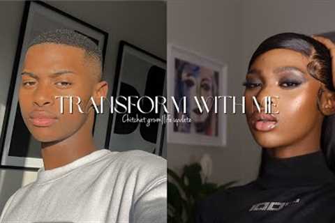 GRWM: lets chitchat|makeup routine|makeup transformation