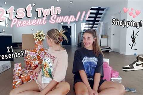 HUGE 21st Birthday Present Swap!! *we spoilt each other* Mescia Twins
