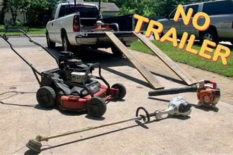 🍃 3-Tool LAWN Setup For $500 Work Days 💰 Solo Lawn Care Business Set-Up - Truck Bed w/ NO Trailer ..