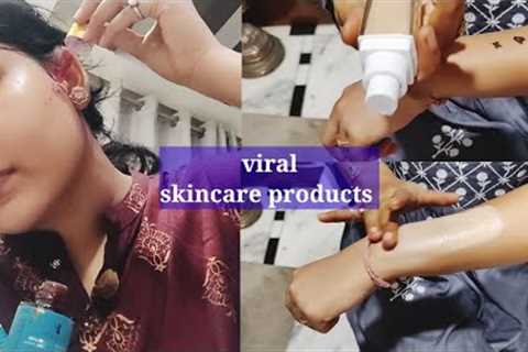 best viral skincare products from Amazon/ Testing skincare &amp; beauty products