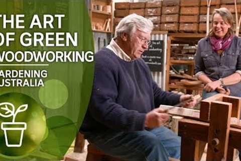 The art of green woodworking for garden tools