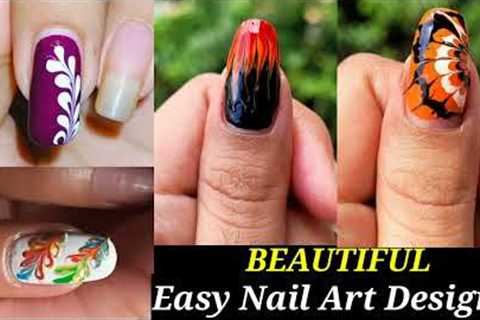 Easy Nail Art Designs for Beginners | Beautiful Nail Art Without Tools | @shreema vlogs