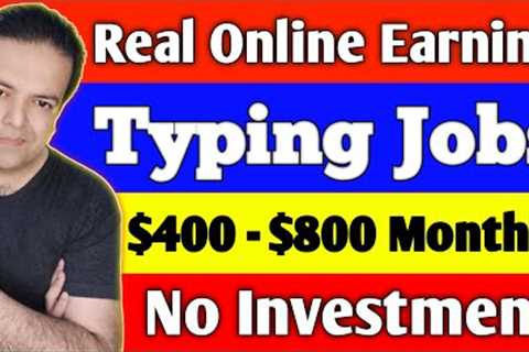 Easy typing jobs to earn money online 2022 | Online earning without investment | Outsourcely