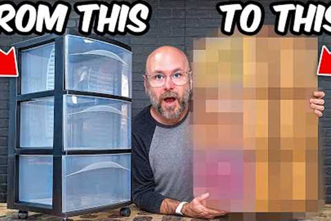 Cheap to Priceless! Turning a Storage Cart Into Fine Furniture.