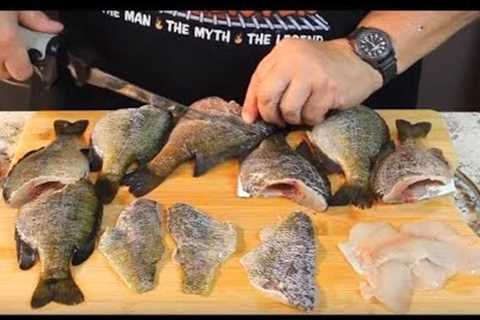 Clean and Pan Fry Whole Bluegill (Like the good ol' days!)