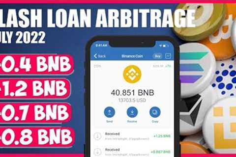 Earn crypto with BNB BSC using AAVE Flash loans arbitrage !