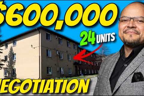 How He Negotiated a $600,000 Discount on a 24 Unit Multifamily Apartment Building