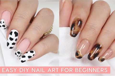 Easy DIY Nail Art For Beginners - Animal Print