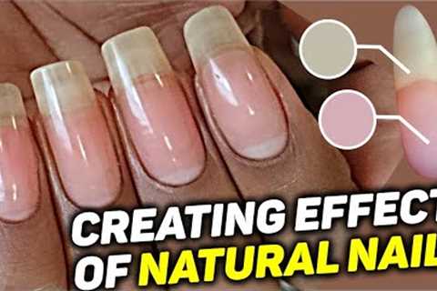 HOW TO TRANSFORM SHORT BITTEN NAILS TO THE LONG AND NATURAL SO NO ONE GUESS THEY ARE EXTENDED NAILS