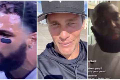 Tom Brady APOLOGIZES BREAKING TABLET &amp; Lenny IN GYM AFTER DUB 🔥