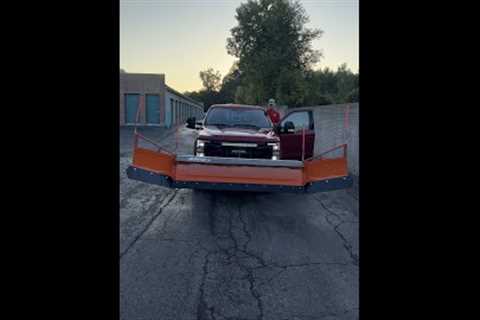 The LARGEST SNOW PLOW Ever?? 14' Wide #shorts