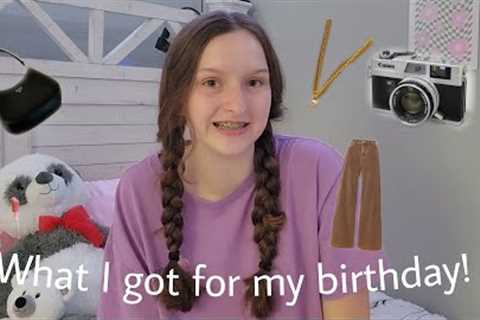 What I got for my birthday, gift ideas, gifts for teen girls | Ollie Anna