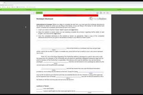 Florida Residential Lease for Apt/Unit Multi Family Rental Housing (Nizz Realty Inc.Tutorial Video)