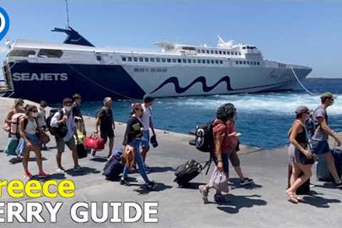 Greece Ferries - Tickets, Routes, Ports, Boarding, Seating, &amp; Luggage