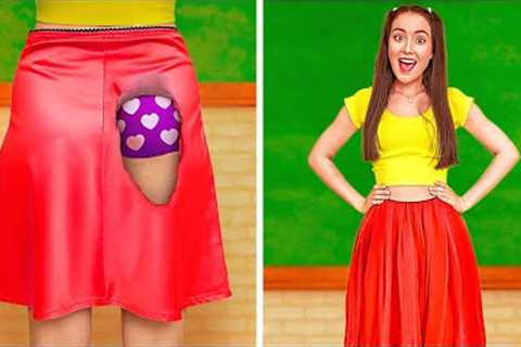 PRICELESS TRAVEL HACKS FOR SMART PARENTS || School Girly Tricks And Cool DIY Ideas by 123 GO!