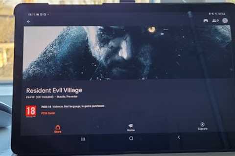 Playing Google Stadia on my Samsung Tablet