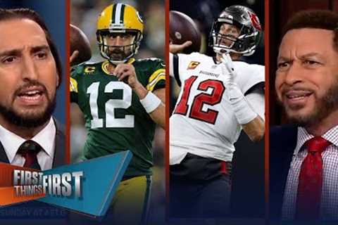 FIRST THINGS FIRST | Tom Brady need GronK &amp; AB to beat Rodgers in Week 3 Nick on Bucs vs Packers
