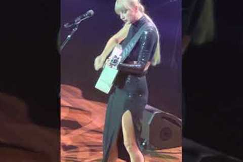 Taylor Swift performing at the 2022 NSAI awards