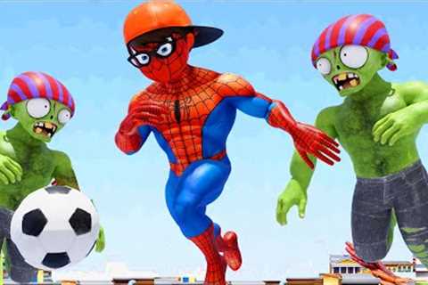 Play Football Prank NickSpider &amp; Tani vs Team ZombieHulk - Scary Teacher 3D Great player Miss T ..