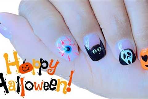 EASY Step by Step Halloween Nail Art Designs by @miro zuber