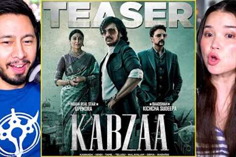 KABZAA Teaser Reaction! | Upendra | Kichcha Sudeepa | Shriya Saran | R.Chandru | Ravi Basrur