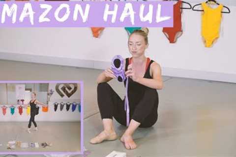 TRYING OUT AMAZON BALLET PRODUCTS..