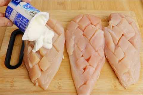 Wonderful recipe for baked chicken breasts, quick and tasty recipe for the whole family